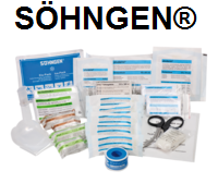 SÖHNGEN® Erste-Hilfe-Füllung DIN 13157 Haltbarkeitsdatum von 20 Jahren neue Ausführung 64- teilig