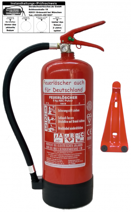 Feuerlöscher auch für Deutschland