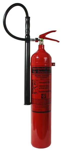 Doppelpack 5 kg #Feuerlöscher auch für Österreich Kohlendioxid Feuerlöscher DIN EN 3 , GS, SP 18/13,  Rating: 89 B = 5 LE, mit oder ohne Instandhaltungsnachweis erhältlich!