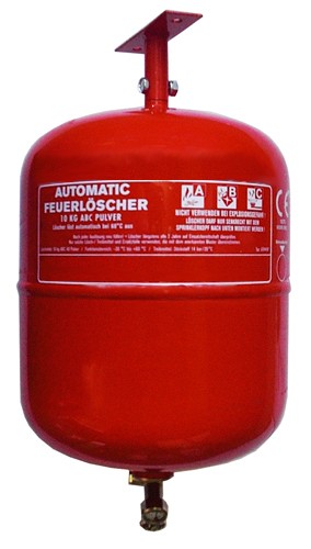 10 kg  Automatik-ABC-Pulver- Dauerdruck- Feuerlöscher CE, mit oder ohne Instandhaltungsnachweis erhältlich!