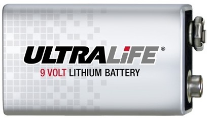 9 Volt Ultralife Lithium Blockbatterie