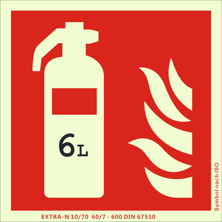 6L Wasser Dauerdruck-Feuerlöscher 34A = 10LE