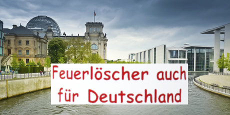 Feuerlöscher auch für Deutschland