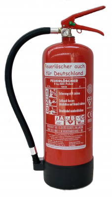 3 X 6kg Pulver Feuerlöscher ABC EN 3, 9 LE, mit oder ohne Instandhaltungsnachweis erhältlich!