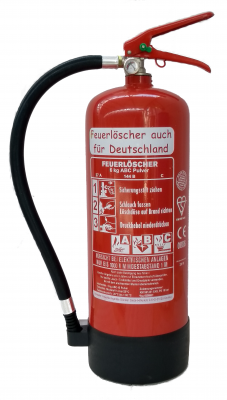 2er Pack 6 kg ABC- Pulver- Dauerdruck- Feuerlöscher EN 3 , Rating:09 LE, 27 A, 144 B, mit oder ohne Instandhaltungsnachweis erhältlich!