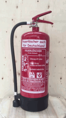 6L Schaum 27A Feuerlöscher BIO-DIN EN 3, GS, AB 9LE Haus Gewerbe Handwerk mit oder ohne Instandhaltungsnachweis erhältlich!